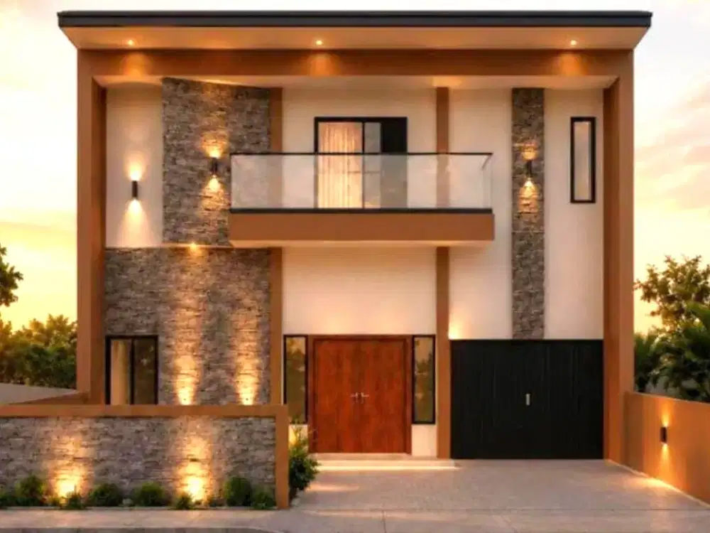 2121 Jual Rumah Mewah 2 Lantai di Surabaya Kertajaya Indah