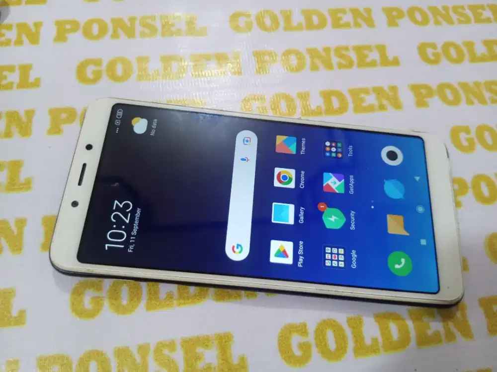 Xiaomi 6A Mulus-Golden ponsel