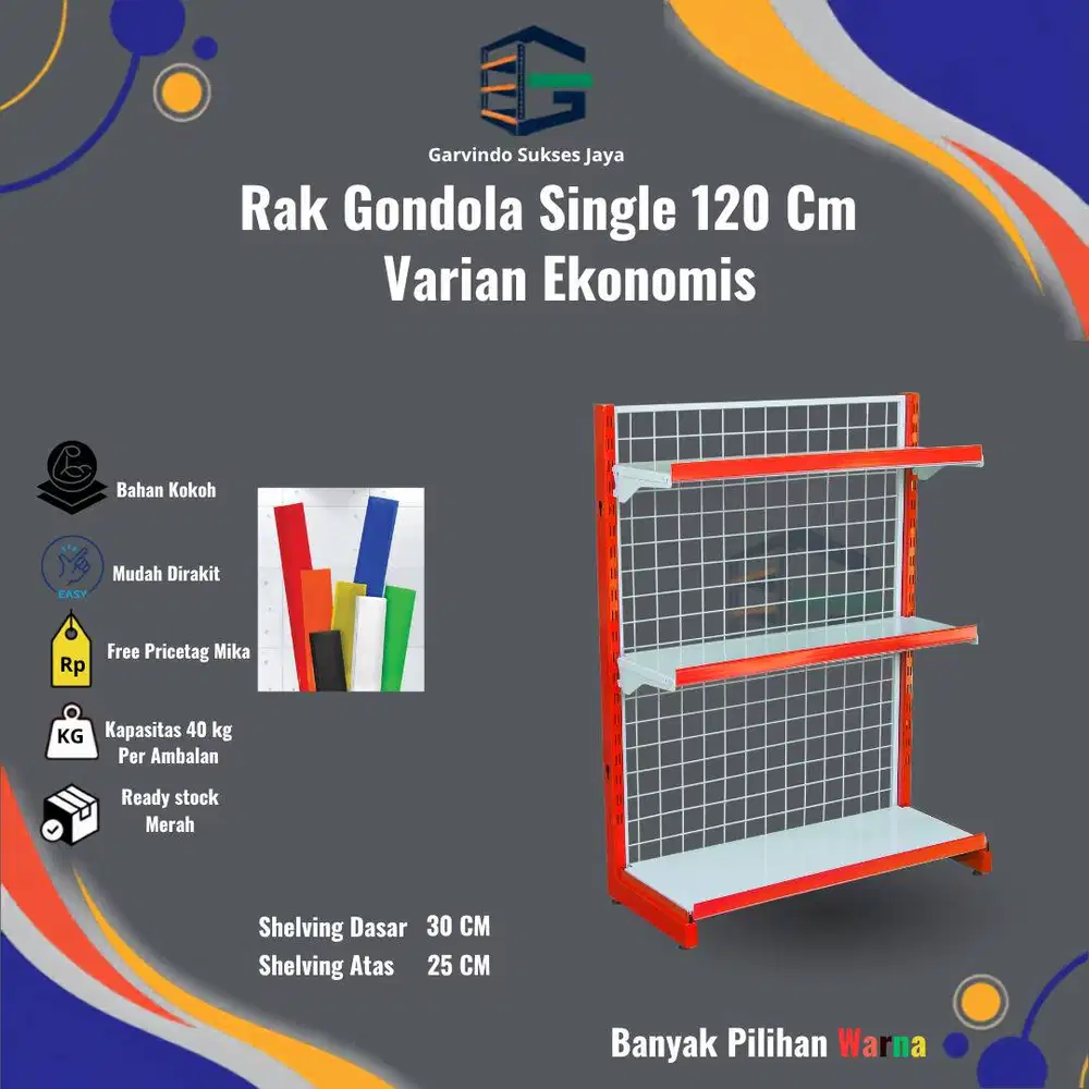 Rak Gondola ekonomis T120x30x90 JOIN