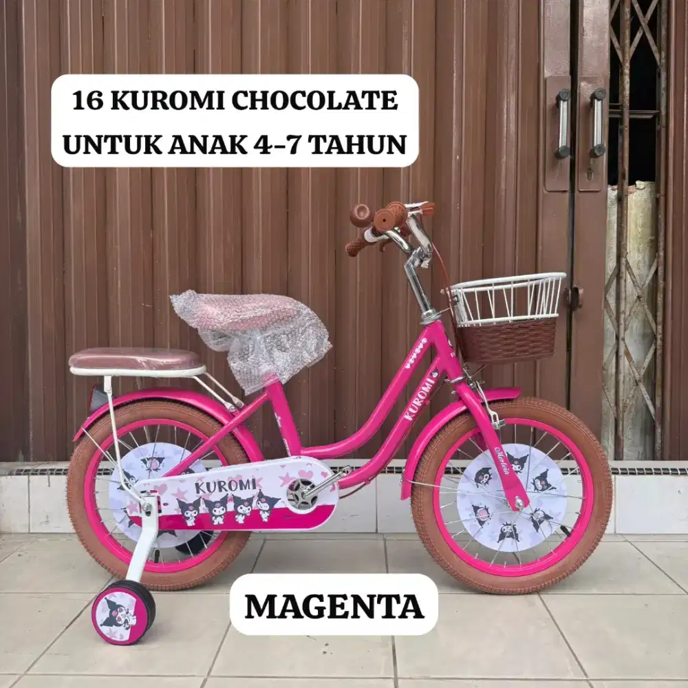 Sepeda anak Cewk Mn311 sdah kranjang besi Berkualitas UK1618