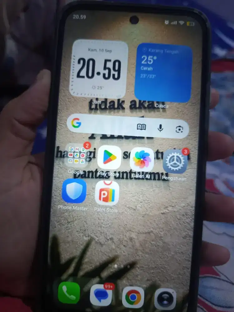 Jual murah Tecno spark 50 silver mulus full set