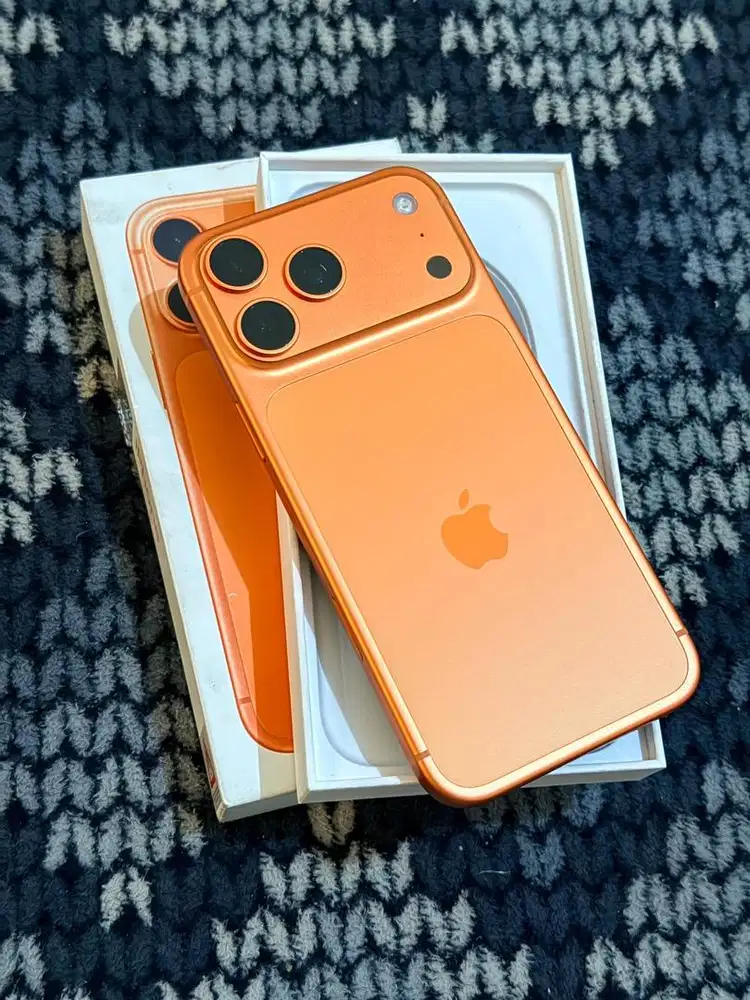 Iphone 17 promax 256gb cosmic orannge resmi indo