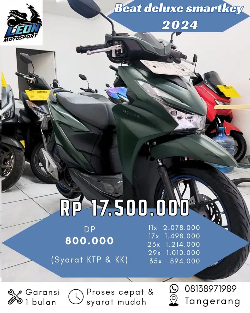 Beat deluxe smartkey 2024, jual beli motor seken