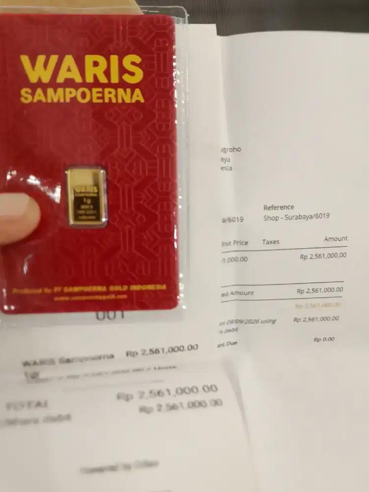 Dijual logam mulia