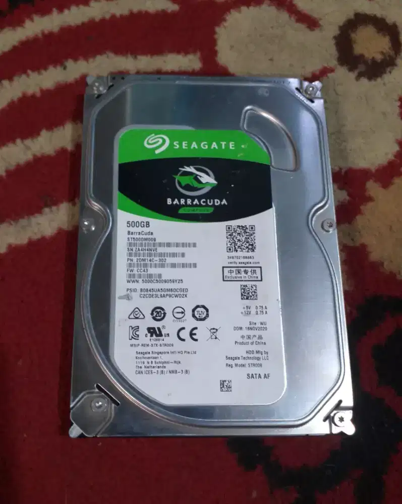 2 pcs hdd pc 500gb