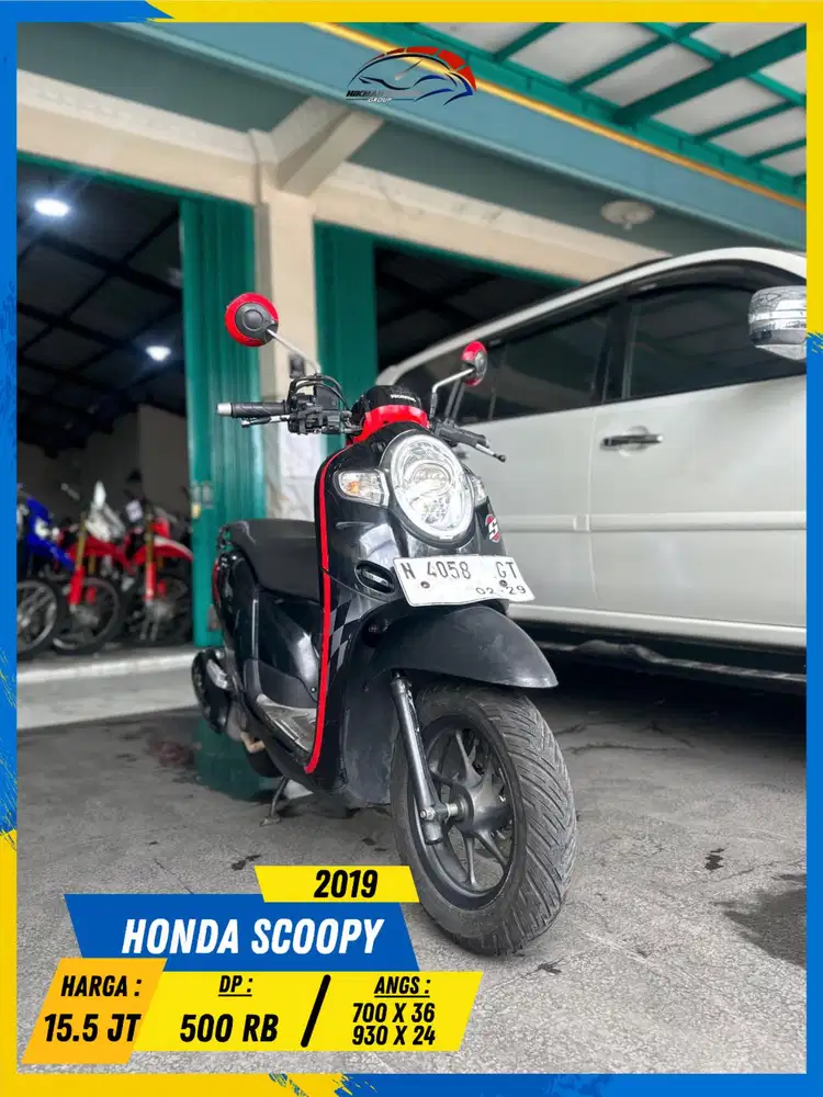 HONDA SCOOPY 2019 MURAH CIAMIK MASZEEHH HIKMAH MOTOR KEPUH MALANG
