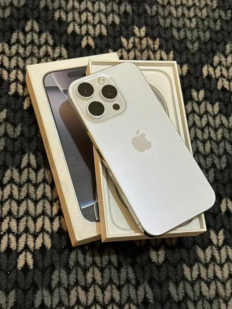Iphone 16 pro 256gb white titanium resmi indo