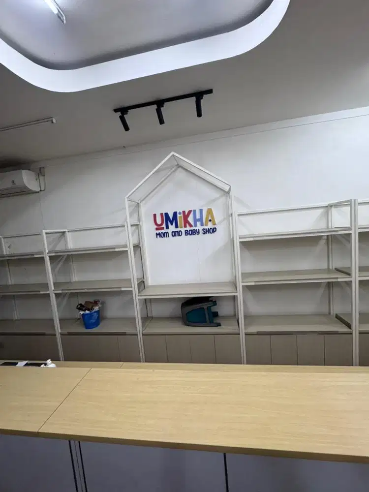 Rak Display Minimarket ex Baby Shop Bekas Lokasi Bekasi Kota