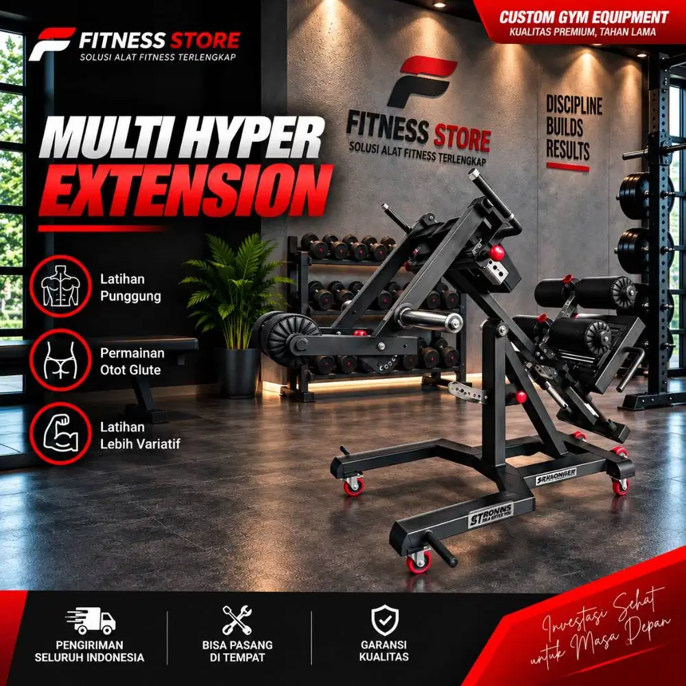 JUAL MULTI HYPER EXTENSION PURWOKERTO – ALAT FITNESS GYM PREMIUM