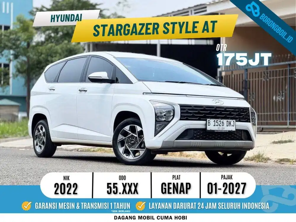 STARGAZER STYLE 1.5 AT 2022 PUTIH