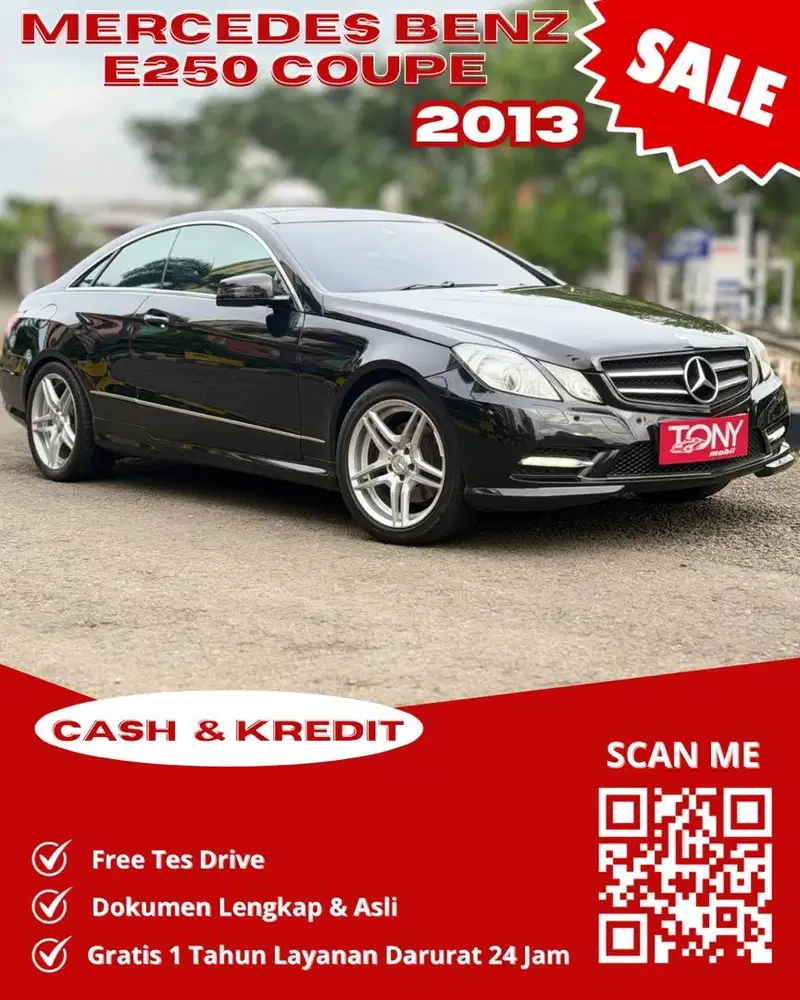 Mercedes Benz E250 Coupe  2013 Hitam