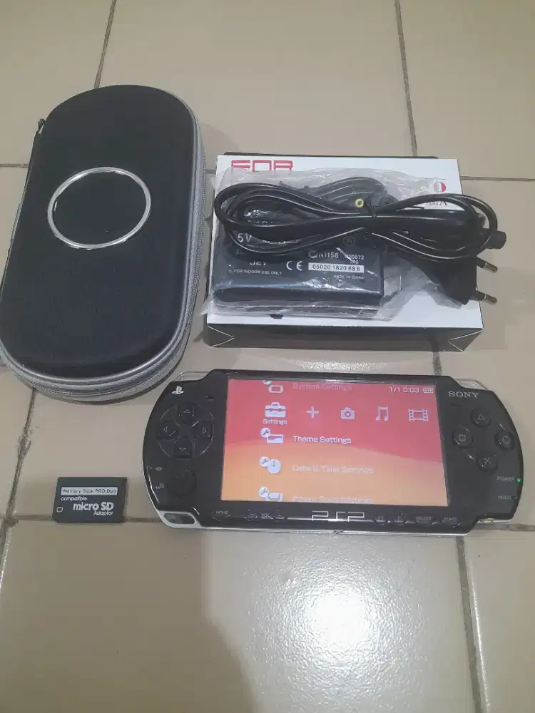 Psp slim seri 2000 Muluss Memory 8gb Full game