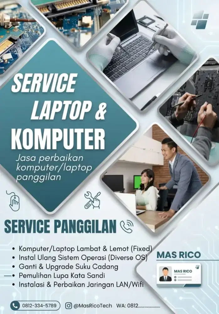 Service Laptop Dan Komputer Panggilan
