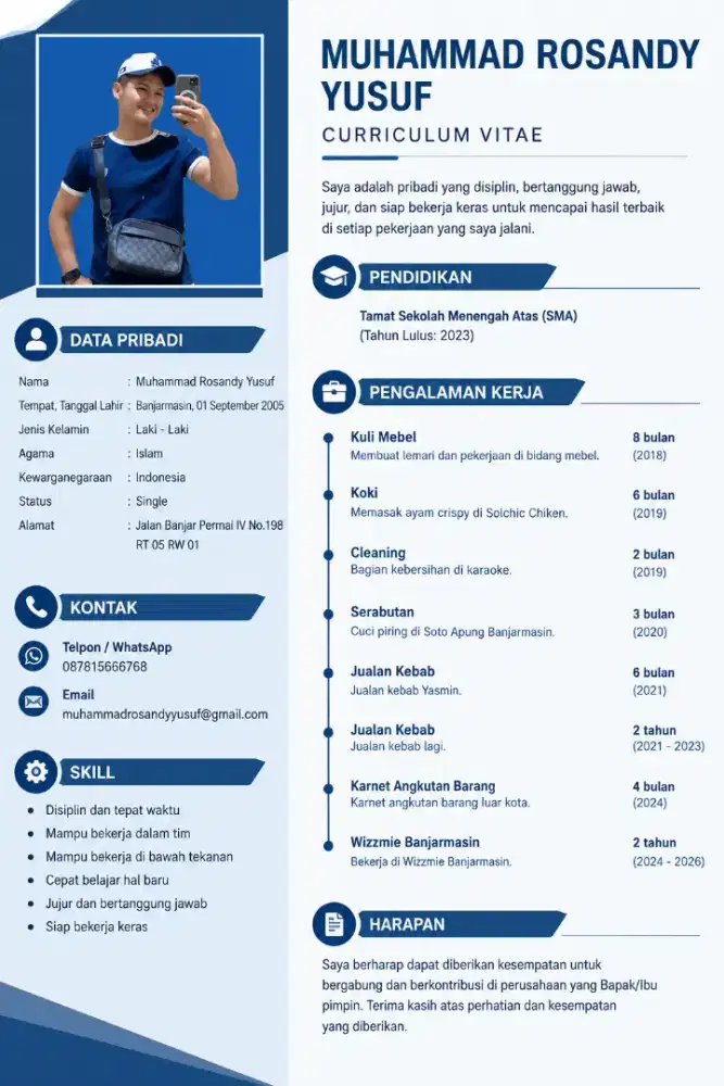 Cari kerja sampingan malam
