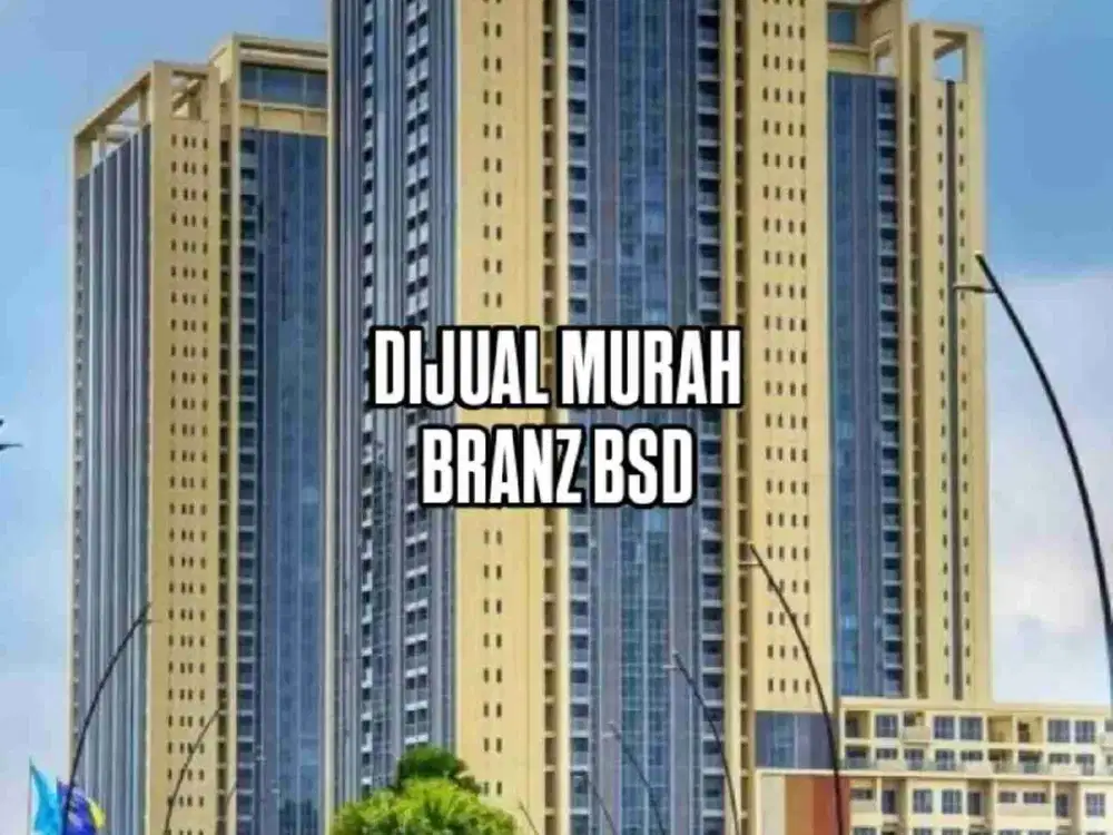 DIJUAL APARTEMEN MURAH TIPE 2 BR BRANZ BSD