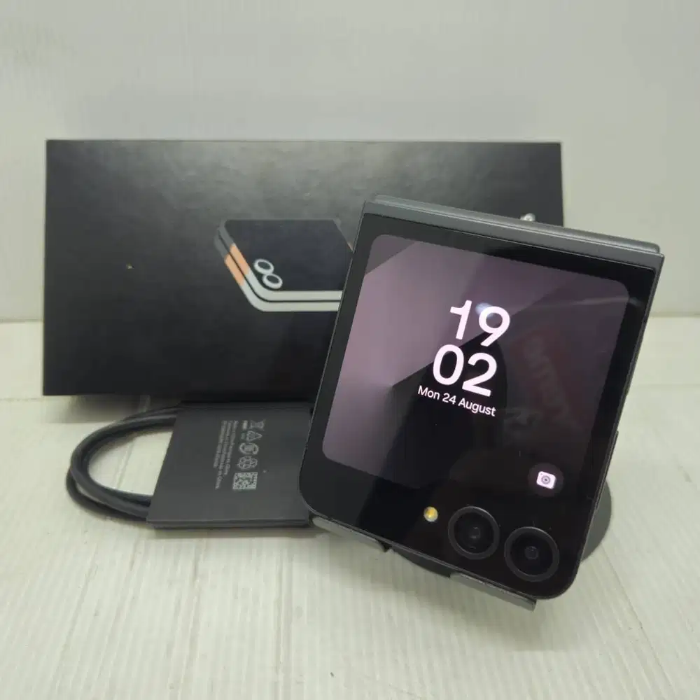 TERMURAH! EXCLUSIVE COLOR  SAMSUNG GALAXY Z FLIP 6 5G 12/256 BLACK CRA