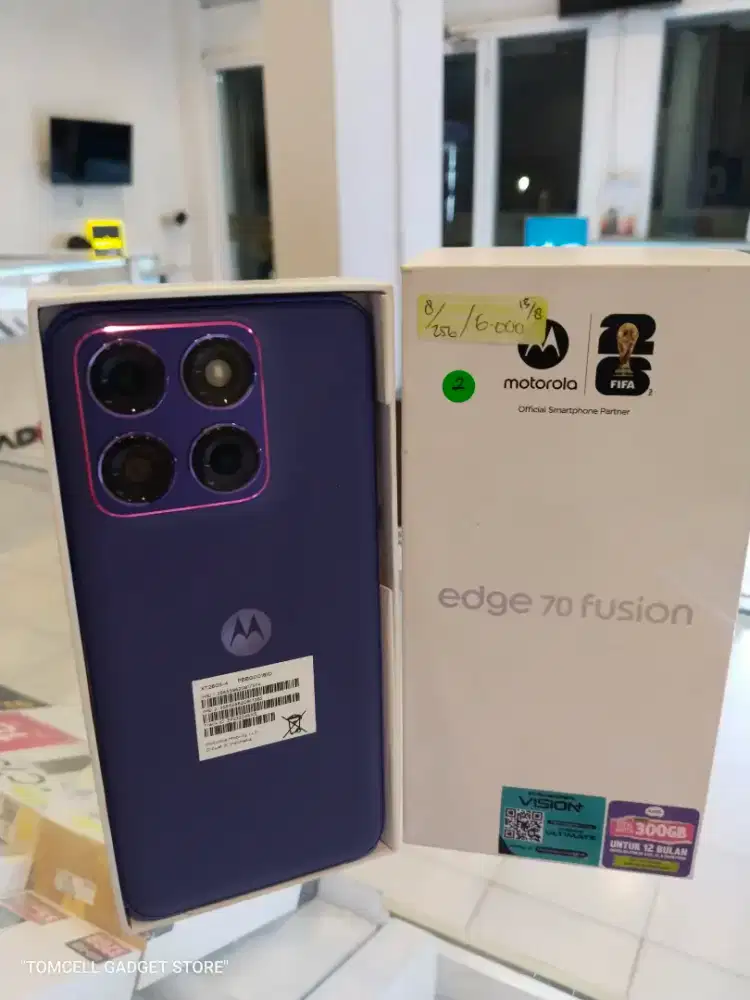 Motorola edge 70 fusion 8/256 second lengkap normal semua mulus