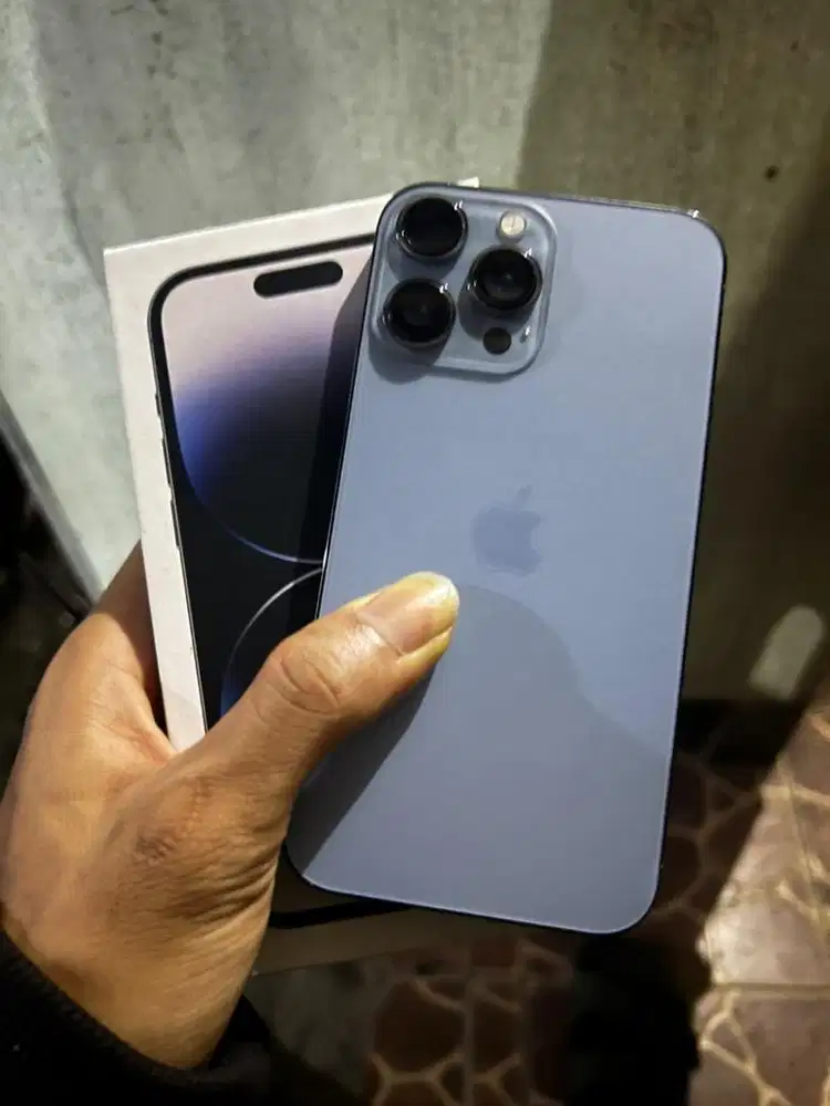 IPHONE XR CUSTOM 14 PRO BLUE 128GB MULUS NOMINUS FULLSET