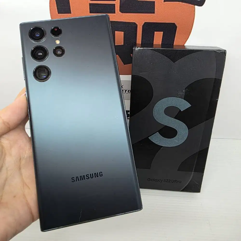 Samsung S22 Ultra 12/256GB FULLSET Mulus No Minus Ex Sein RESMI