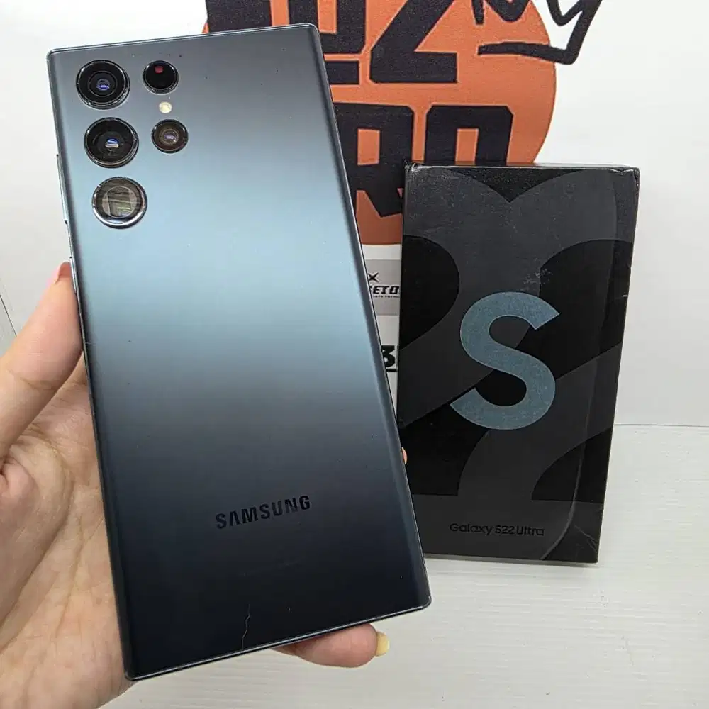 Samsung S22 Ultra 12/256GB FULLSET Mulus No Minus Ex Sein RESMI