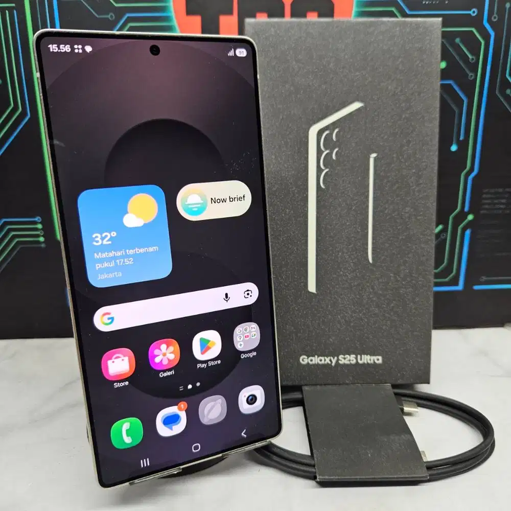 Samsung Galaxy S25 Ultra 12/256GB Black SEIN Resmi Fullset Like New