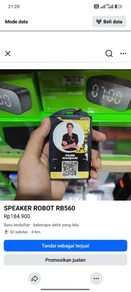 SPEAKER ROBOT RB560