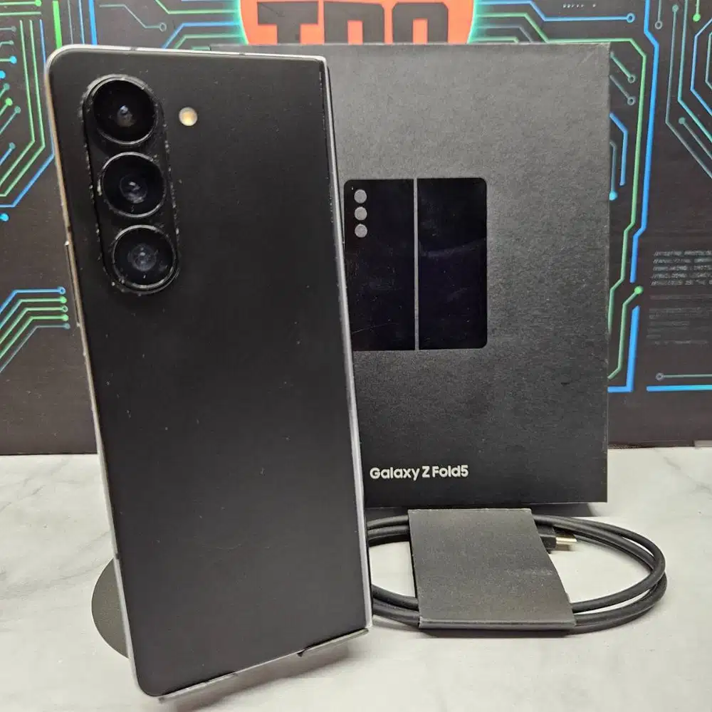Samsung Galaxy Z Fold 5 12/512GB Black SEIN Resmi Fullset NO Minus