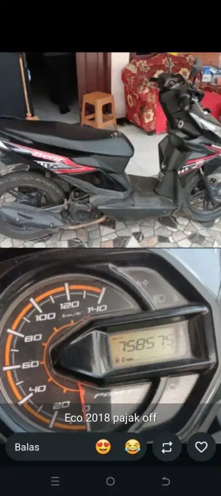 Dijual Honda beat eco 2018