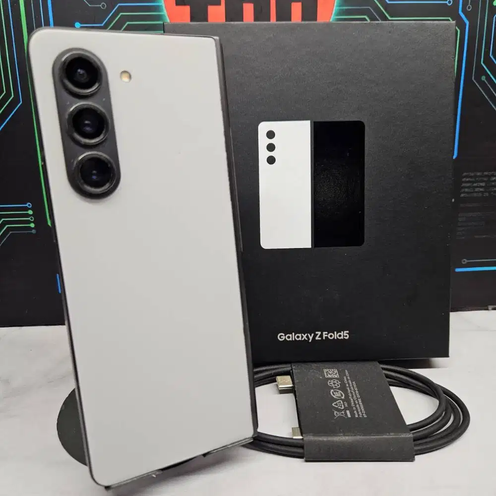 Samsung Galaxy Z Fold 5 12/512GB Grey Exclusive SEIN Resmi Fullset