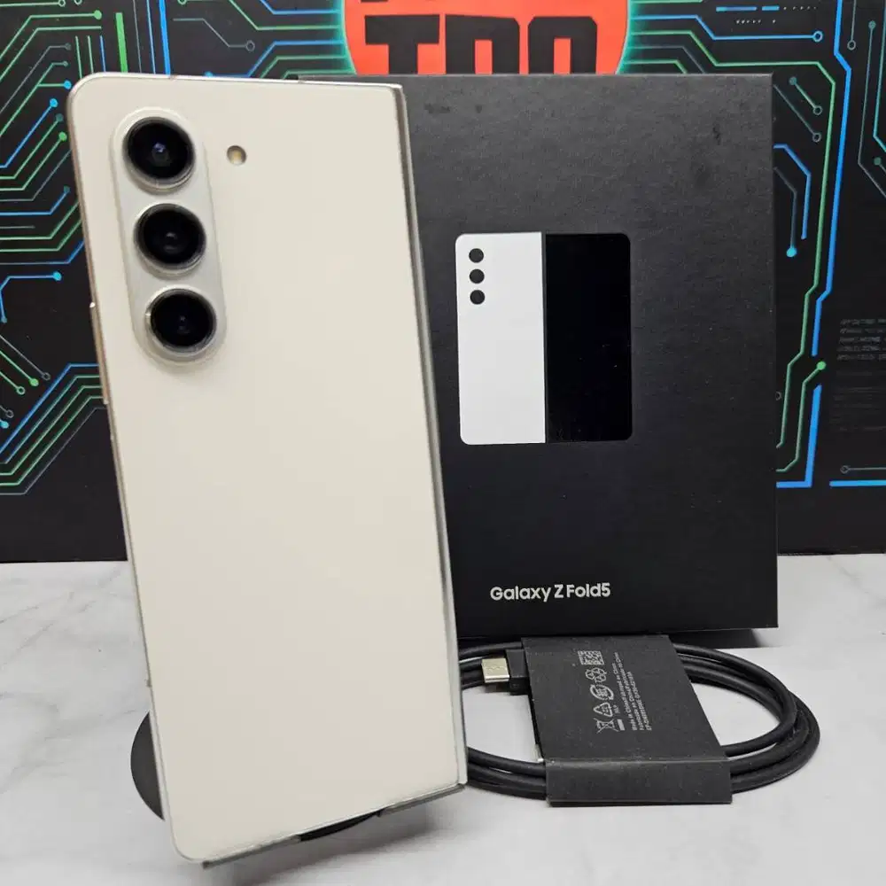 Samsung Galaxy Z Fold 5 12/256GB Cream No Minus Resmi Fullset