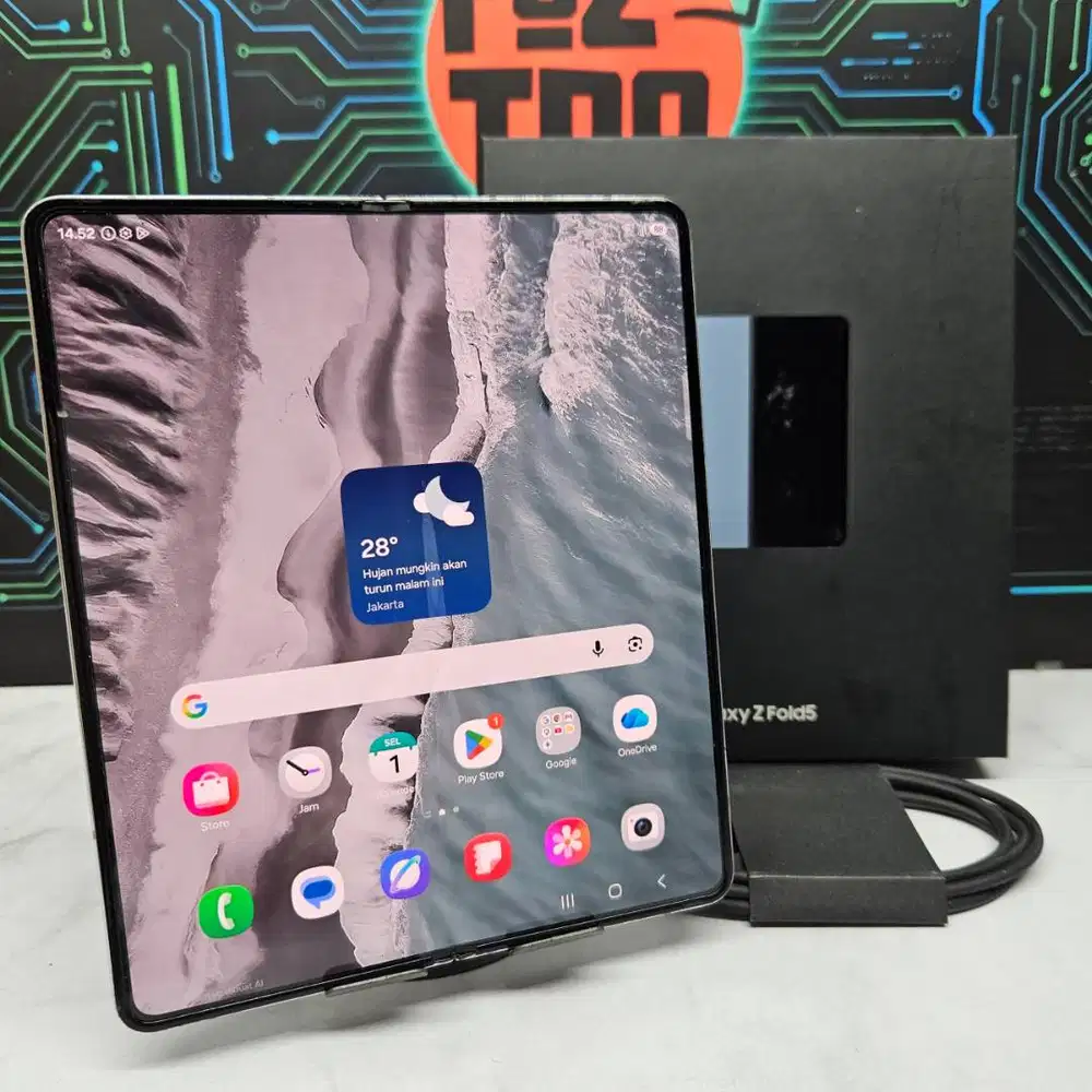 Samsung Galaxy Z Fold 5 12/256GB Blue SEIN Resmi Fullset