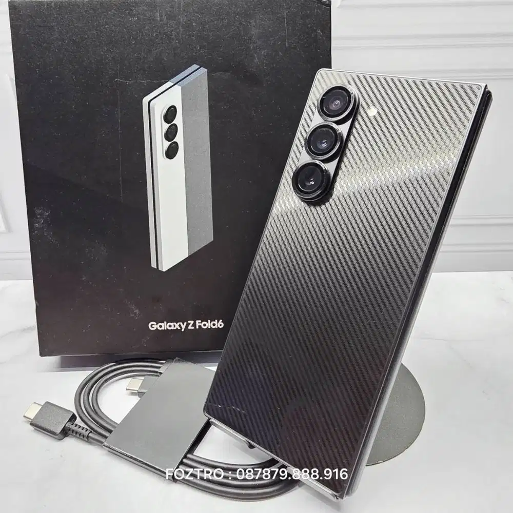 Samsung Galaxy Z Fold 6 12/256GB Black Exclusive Fullset Mulus