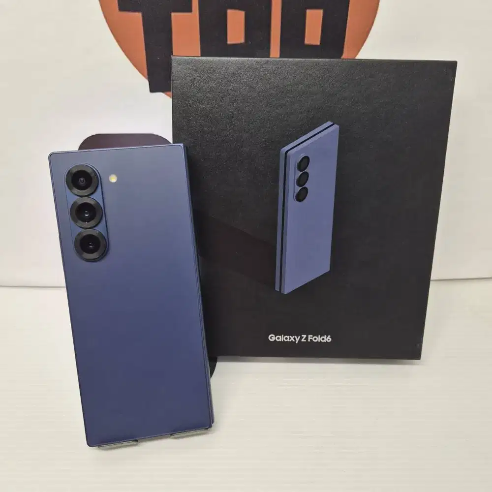 Samsung Galaxy Z FOLD 6 12/256GB NAVY No Minus No Kendala FULLSET