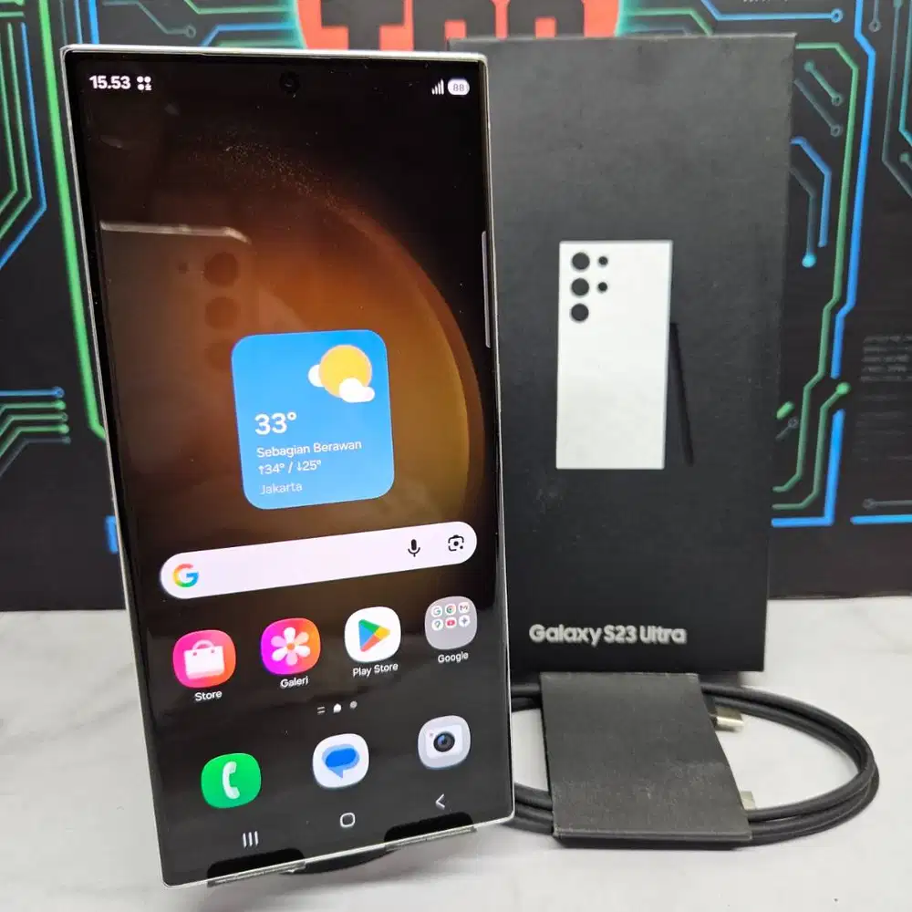 Samsung Galaxy S23 Ultra 12/512GB Fullset Resmi No Minus