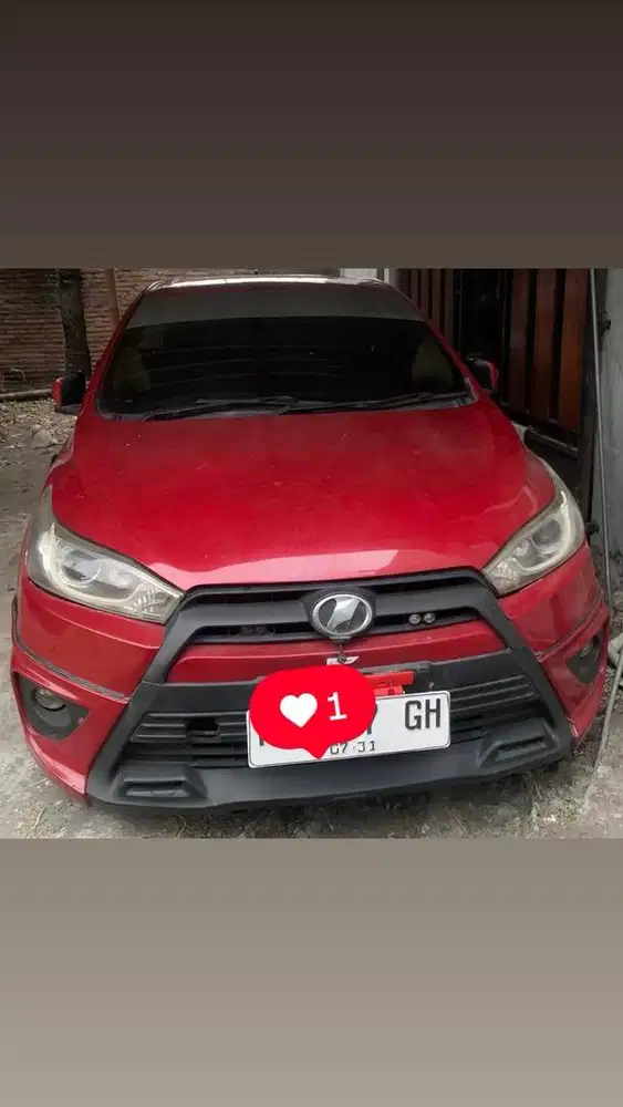 All New Yaris 2016 Merah Tangan Pertama