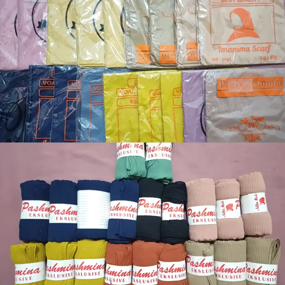 JUAL JILBAB PARIS DAN PASHMINA CRINKLE