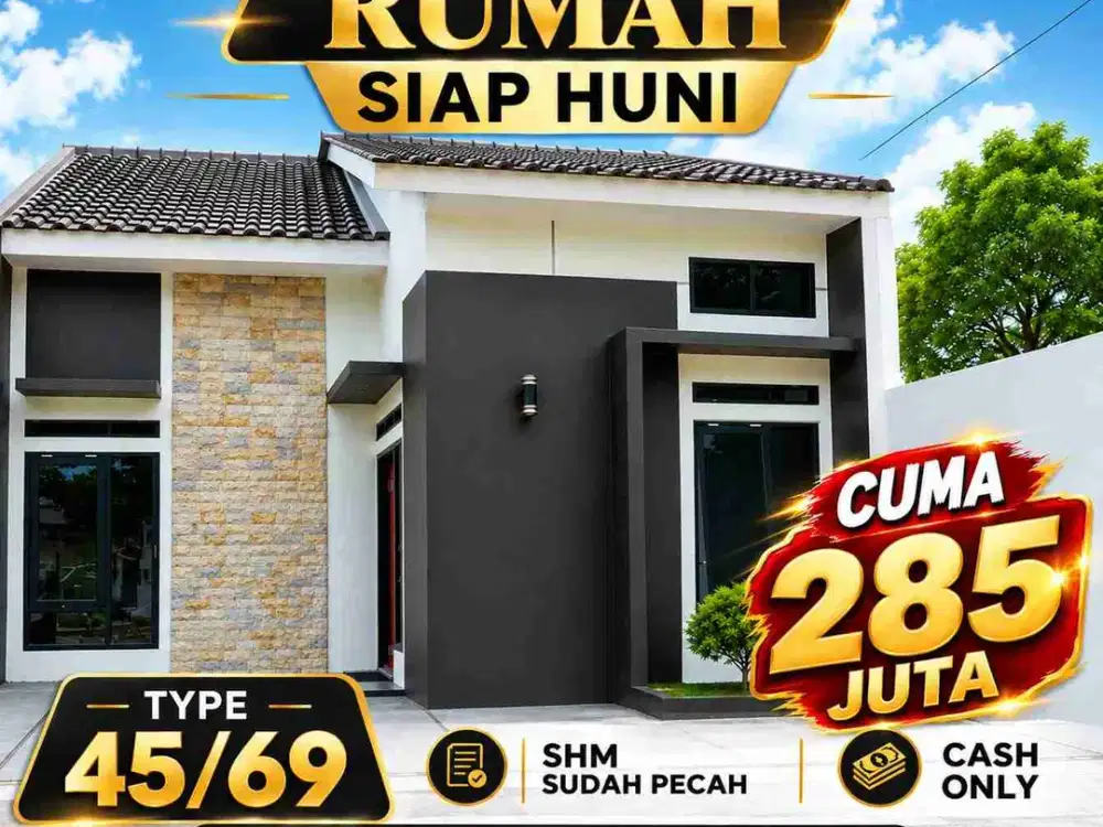 Rumah siap huni 100% lokasi ragajaya citayam