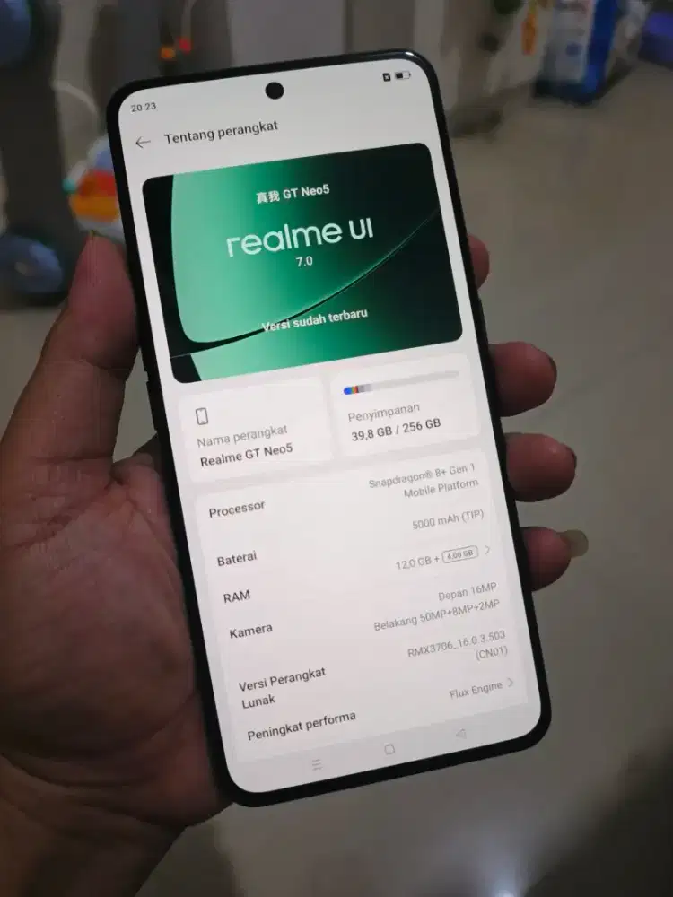 Realme GT neo 5 12/256 inter All operator, mlusss nominjs spek joss