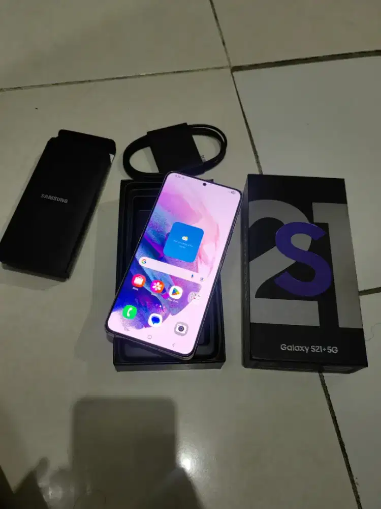 Samsung S21+ 5G 8/128 Sein fullset mlusss 98%, lancarr jya josss
