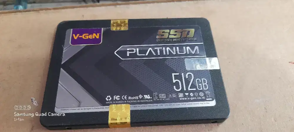 SSD VGEN PLATINUM 512GB LIKE NEW