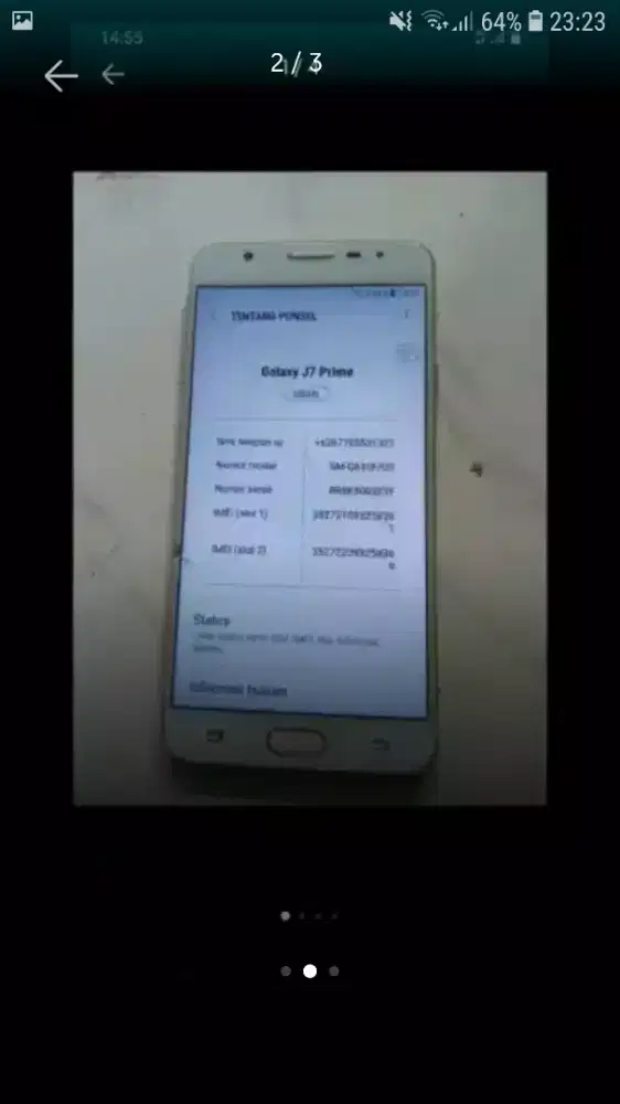 Samsung antik j7 prime ram 3/32 masih normal dipakenga