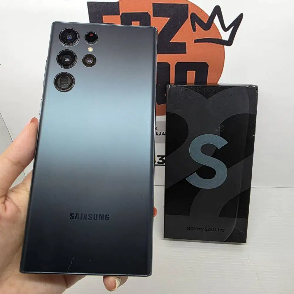 Samsung S22 Ultra 12/256GB FULLSET Mulus No Minus Ex Sein RESMI