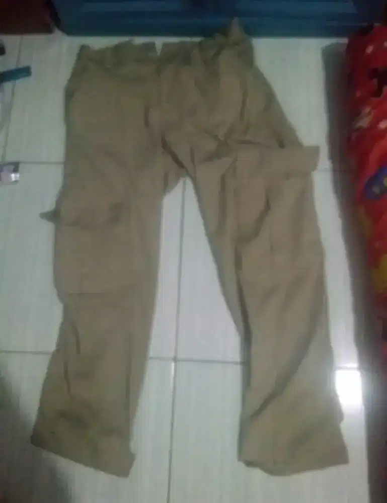 Celana Cargo Tactical Khaki Saku 6 - BaruHarga: Rp 60000