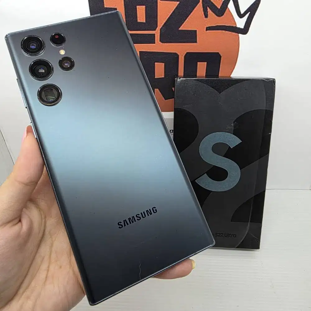 Samsung S22 Ultra 12/256GB FULLSET Mulus No Minus Ex Sein RESMI