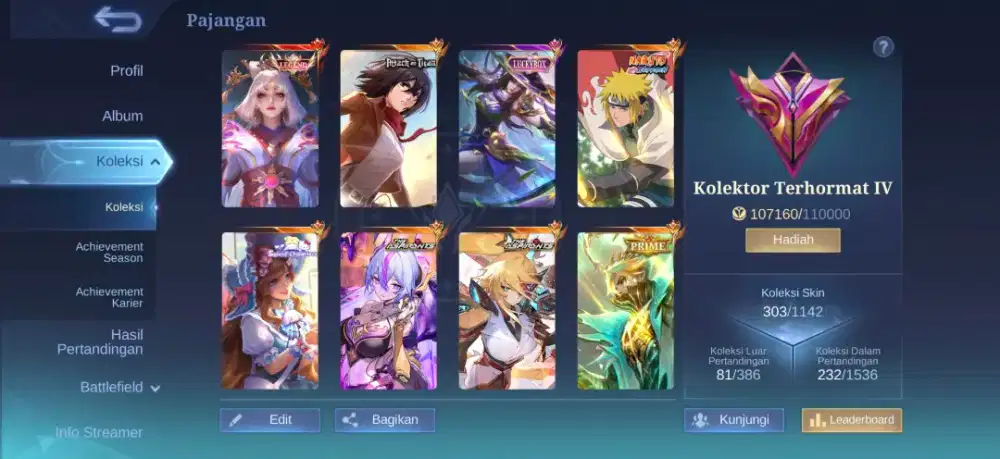 Akun ml pribadi no tipu tipu cod klo perlu