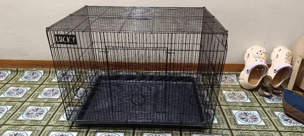 Kandang kotak besi burung anjing kucing 60x40x40 tuker tambah barter