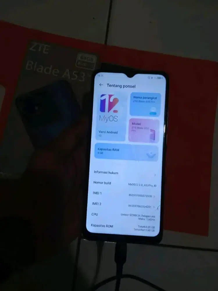 ZTE A53 PRO (4+8/64G) FULLSET MINUS NORMAL