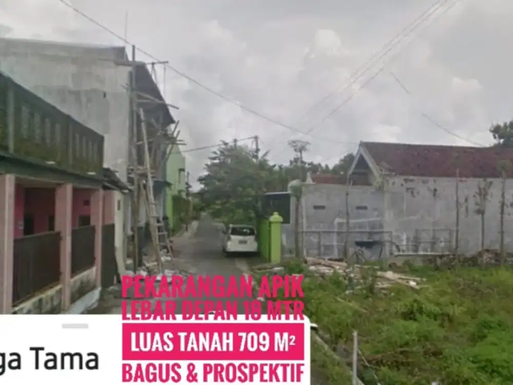 DIJUAL, Tanah Pekarangan Jl Margatama KOTA MADIUN, Baguss