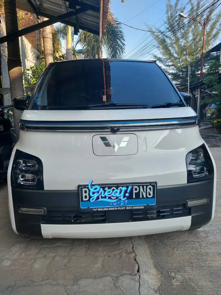 Wuling Air Ev Long Range 300 Kilometer 2022 Putih Record Wuling Pluit