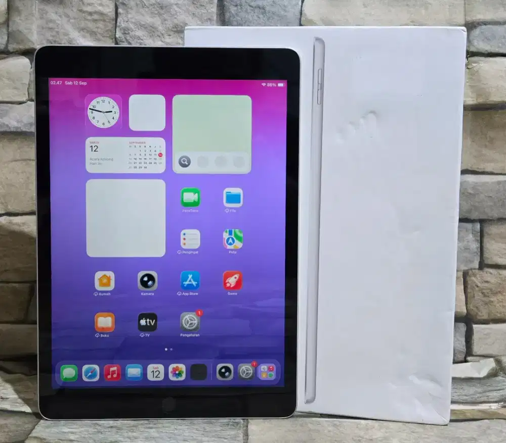 Ipad Gen 9 64Gb Resmi ibox Kelengkapan Tab dan Dos aja,segel mulus 95%